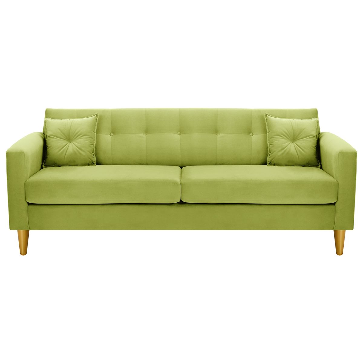 BODEVIR - Sofa New Retro 3CG Felpa 01 Pistacho