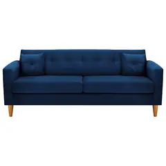 BODEVIR - Sofa New Retro 3CG Felpa 04 Azul Marino