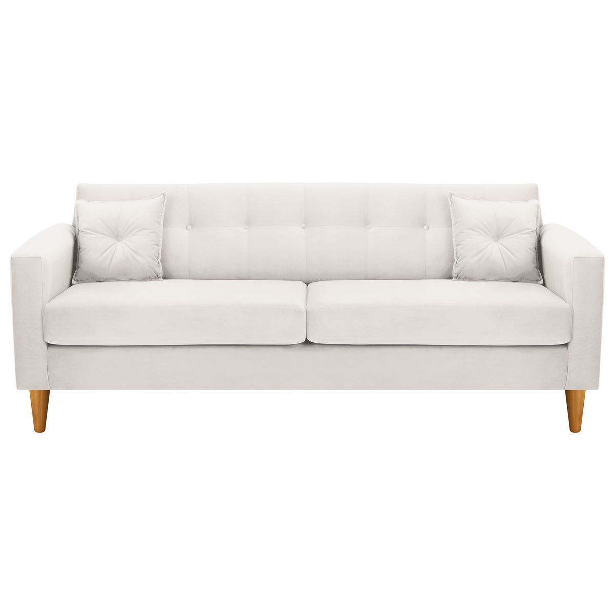 BODEVIR - Sofa New Retro 3CG Felpa 04 Crudo
