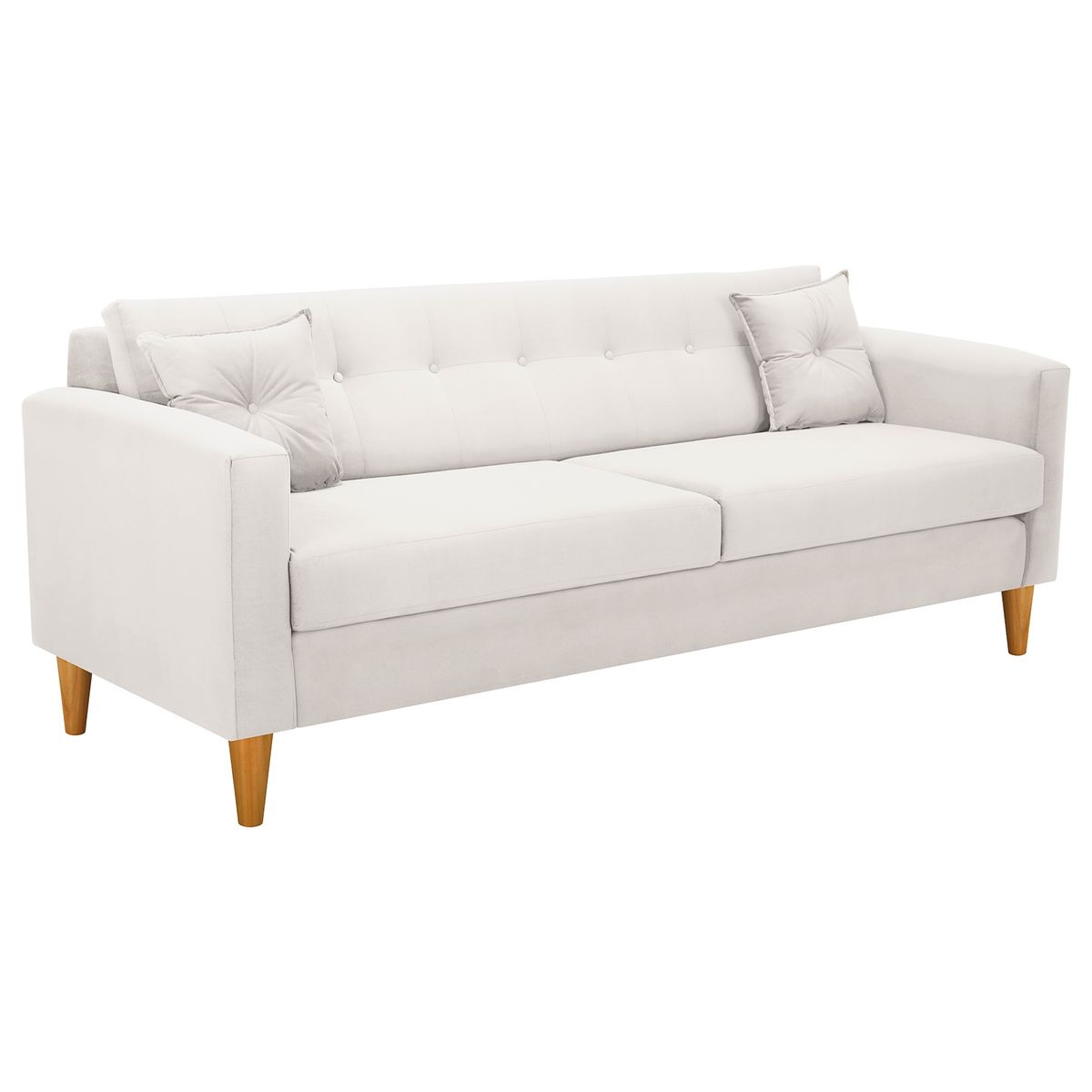 BODEVIR - Sofa New Retro 3CG Felpa 04 Crudo