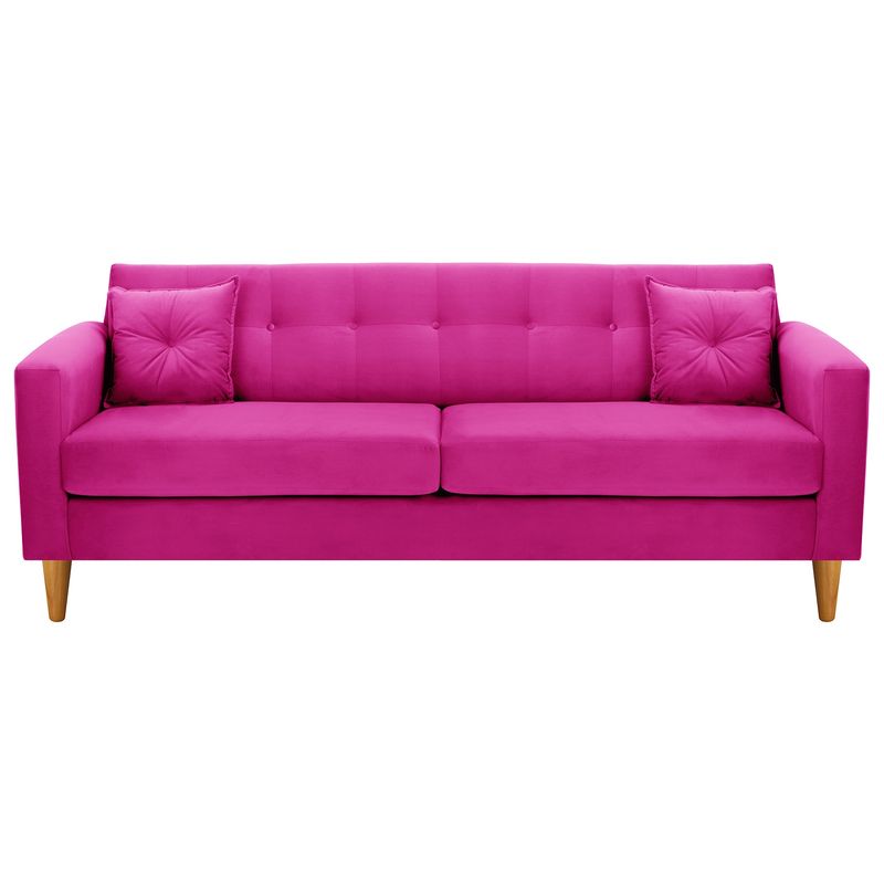 BODEVIR - Sofa New Retro 3CG Felpa 04 Fucsia