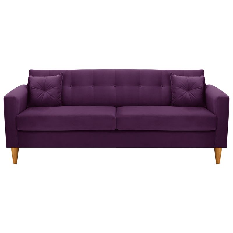BODEVIR - Sofa New Retro 3CG Felpa 04 Morado