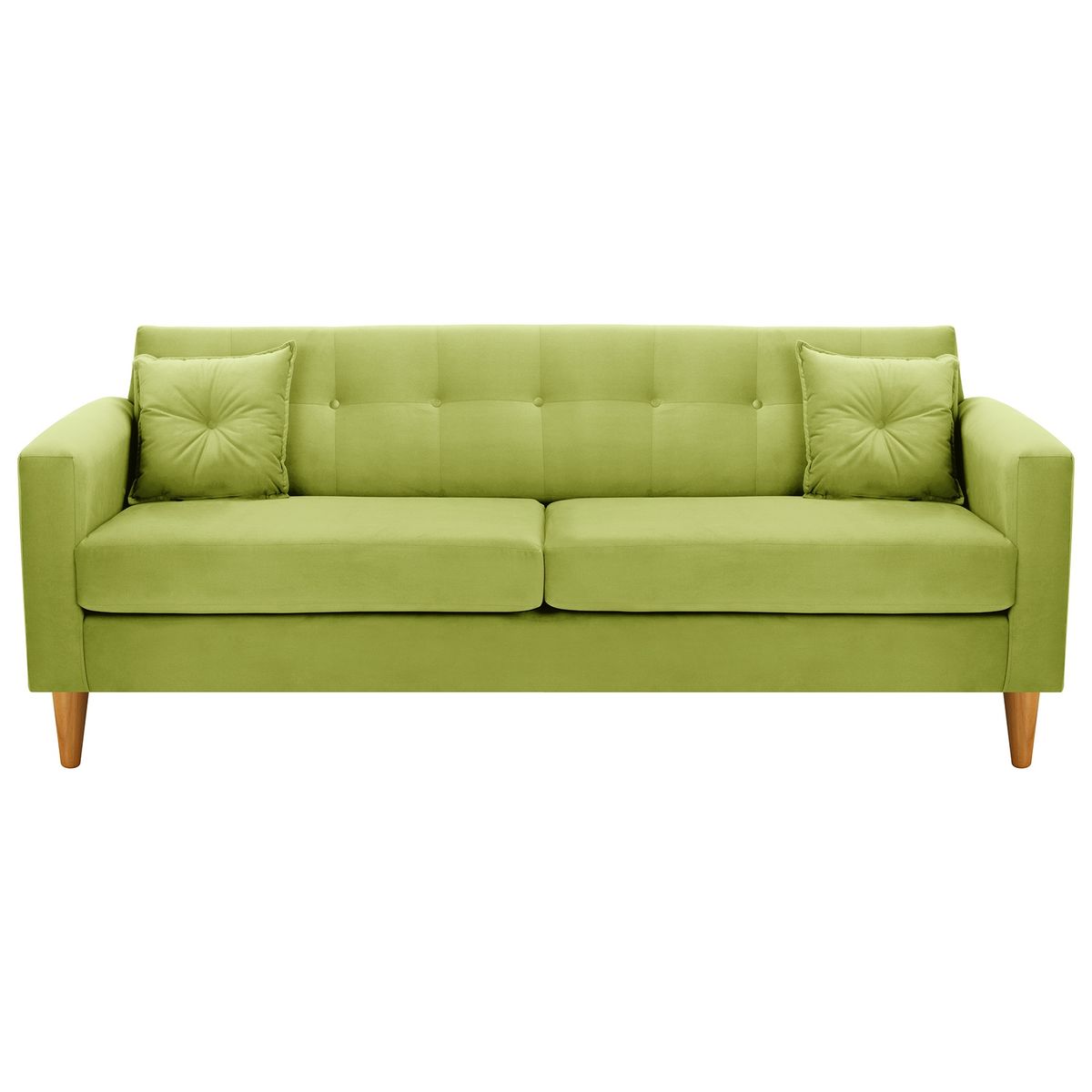 BODEVIR - Sofa New Retro 3CG Felpa 04 Pistacho