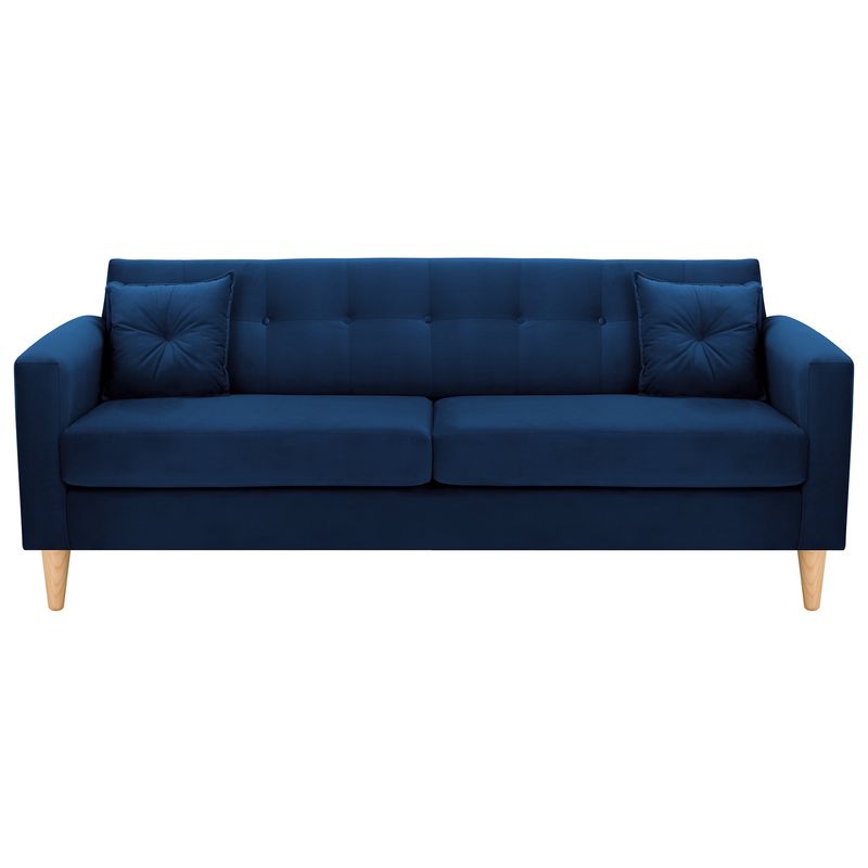 BODEVIR - Sofa New Retro 3CG Felpa 05 Azul Marino