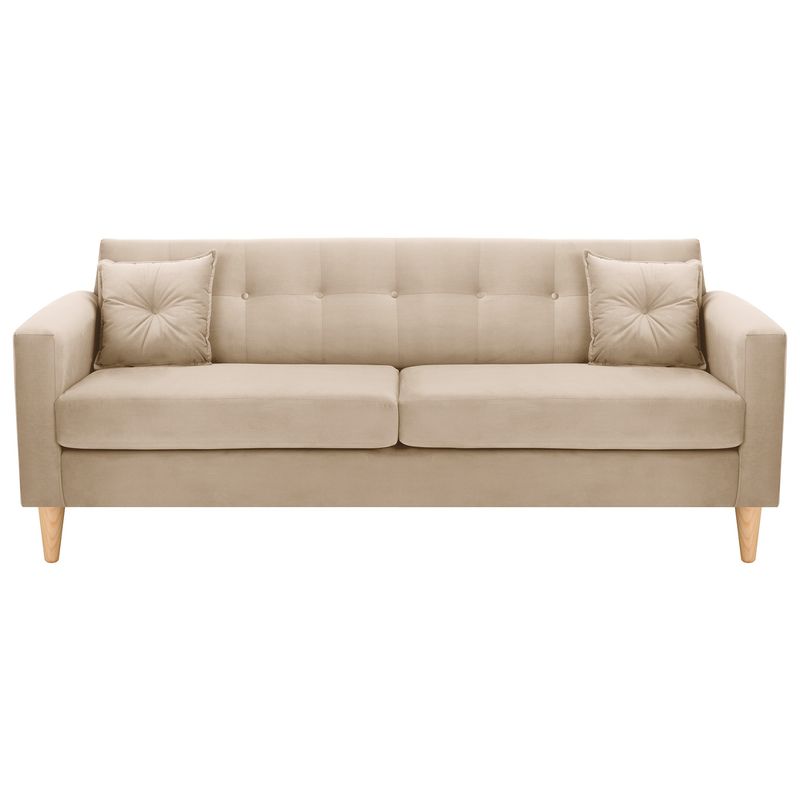 BODEVIR - Sofa New Retro 3CG Felpa 05 Beige