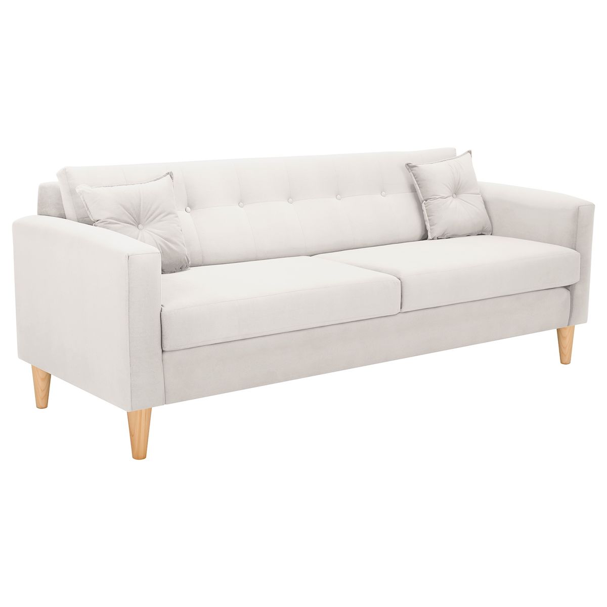 BODEVIR - Sofa New Retro 3CG Felpa 05 Crudo