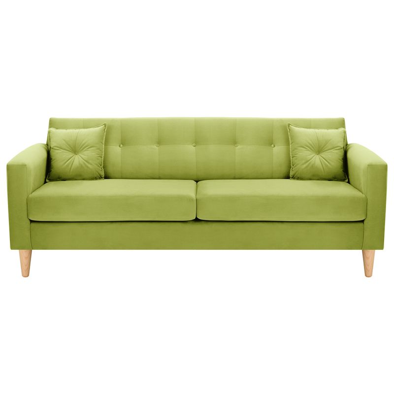 BODEVIR - Sofa New Retro 3CG Felpa 05 Pistacho