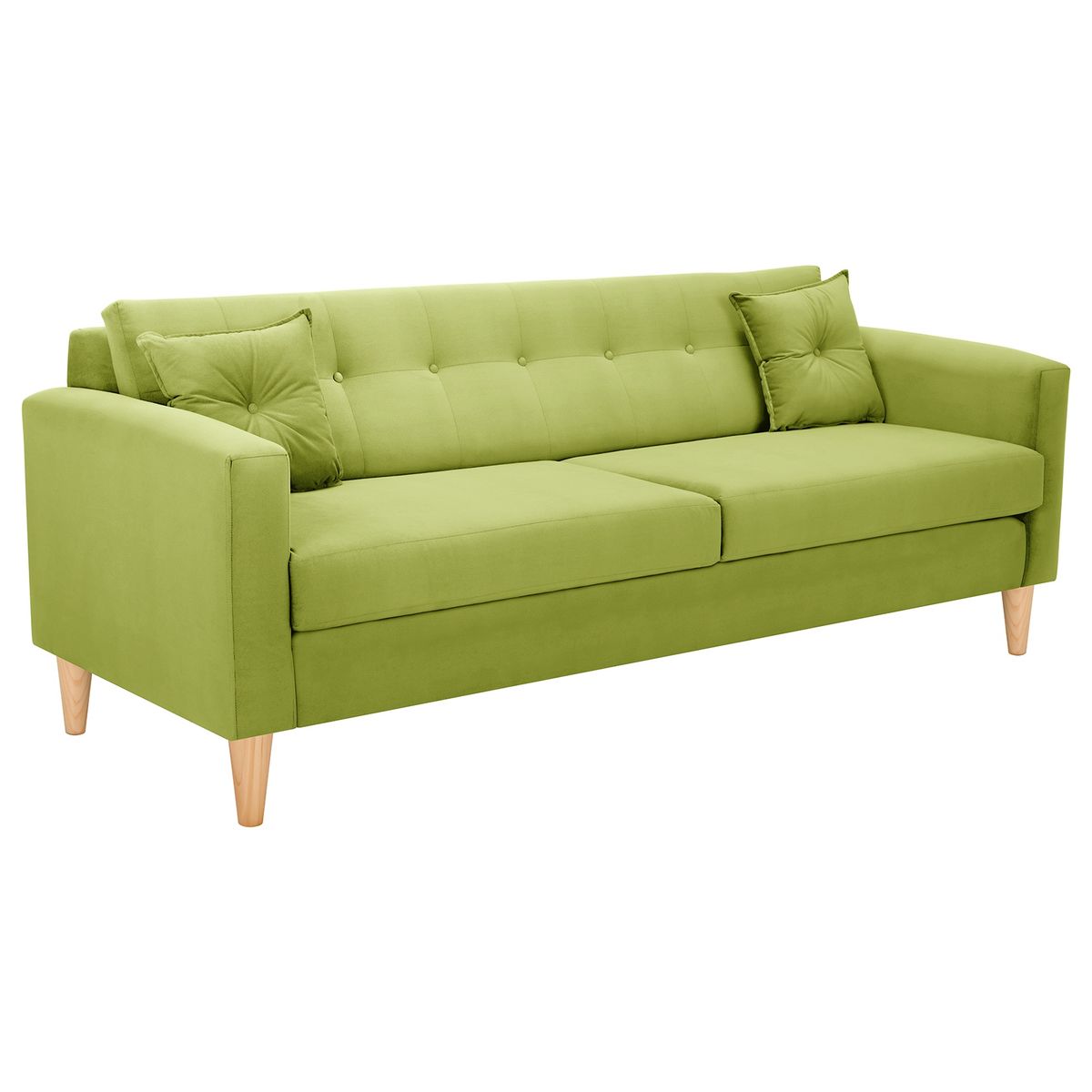 BODEVIR - Sofa New Retro 3CG Felpa 05 Pistacho