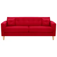 BODEVIR - Sofa New Retro 3CG Felpa 05 Rojo