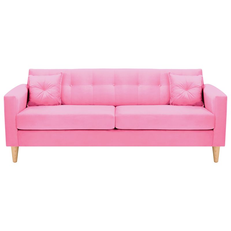 BODEVIR - Sofa New Retro 3CG Felpa 05 Rosado