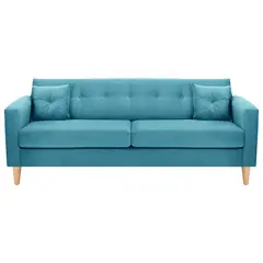 BODEVIR - Sofa New Retro 3CG Felpa 05 Turquesa