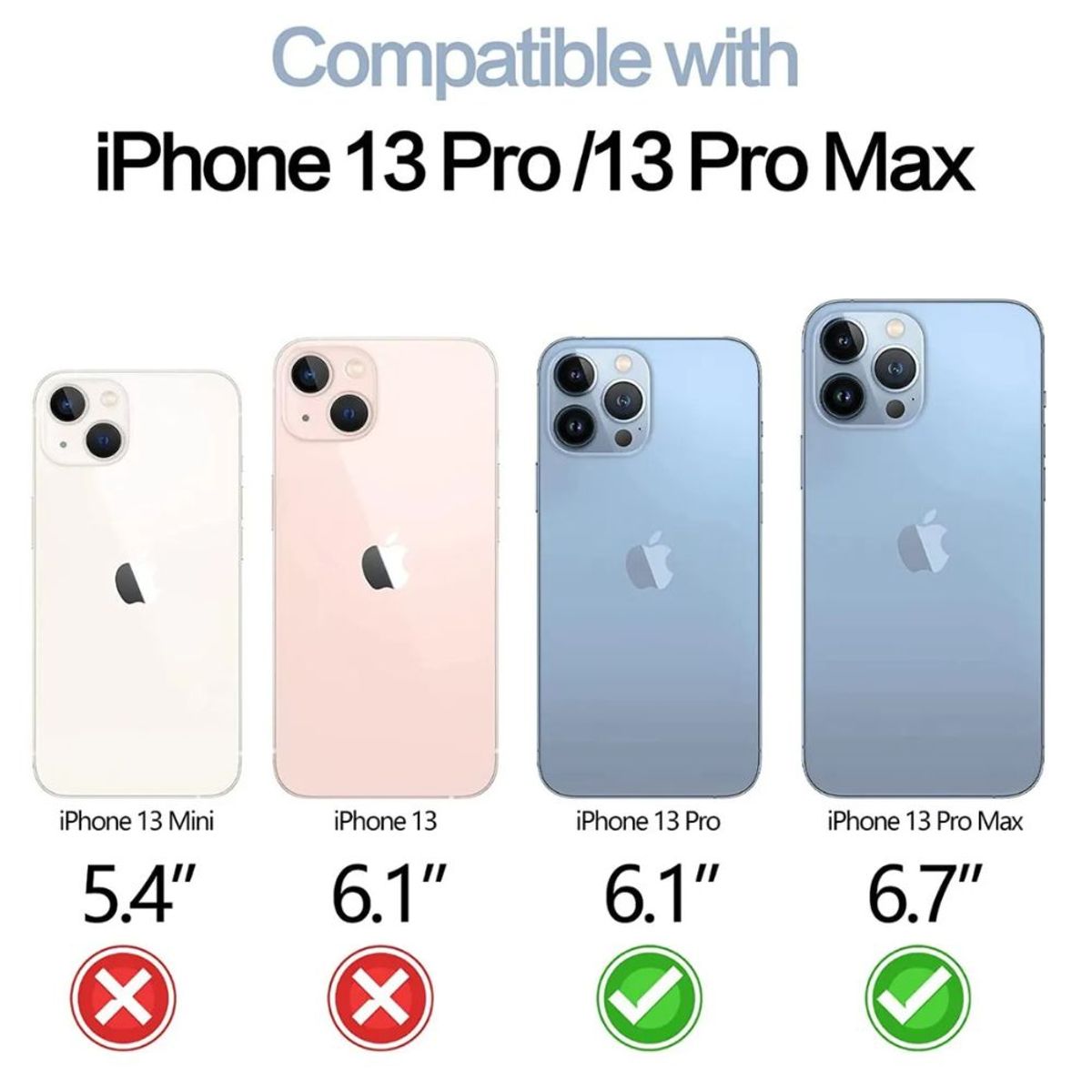 GENERICO - Vidrios Protectores Camara Para iPhone 13 Pro Max Len Sun.