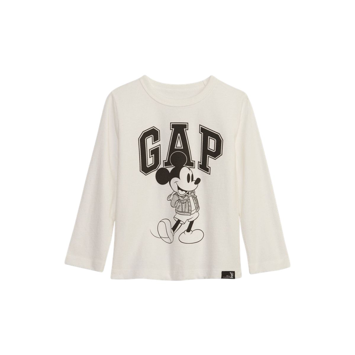 GAP - Polera Mickey Mouse Manga Corta Hombre Blanco