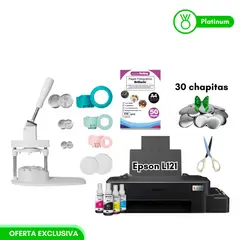 AMERICAN CRAFTS - Button press kit + impresora Epson L121 SB84