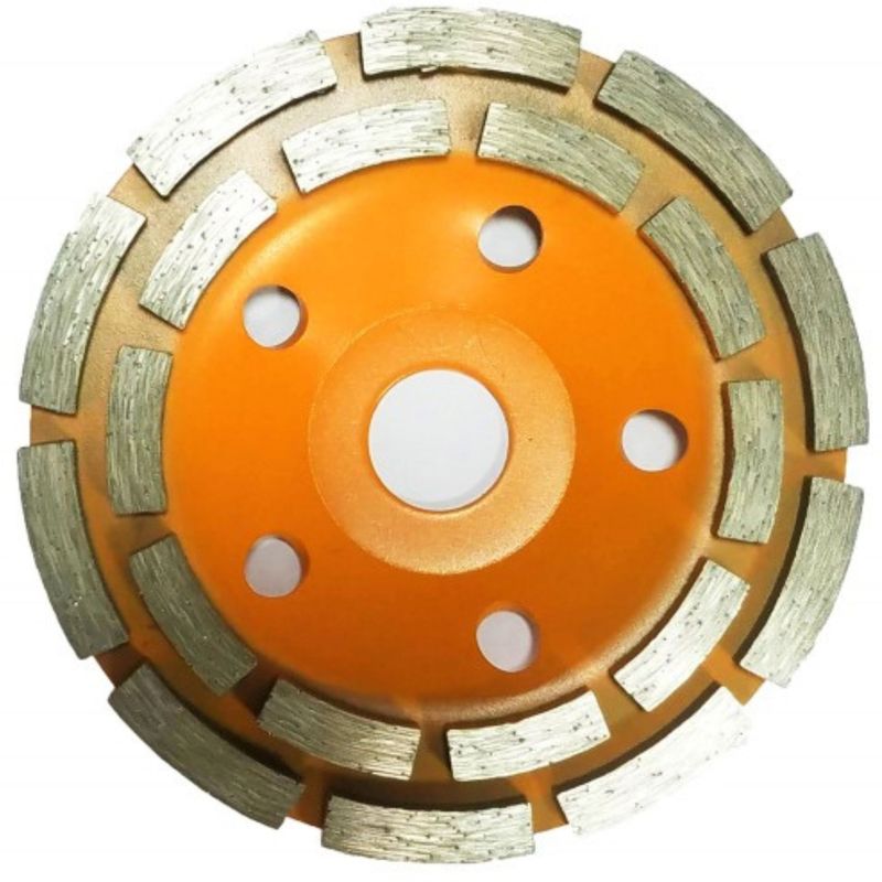 GENERICO - Copa Diamantada Doble Segmento Hormigon concreto marmol 7"  - Abrastone