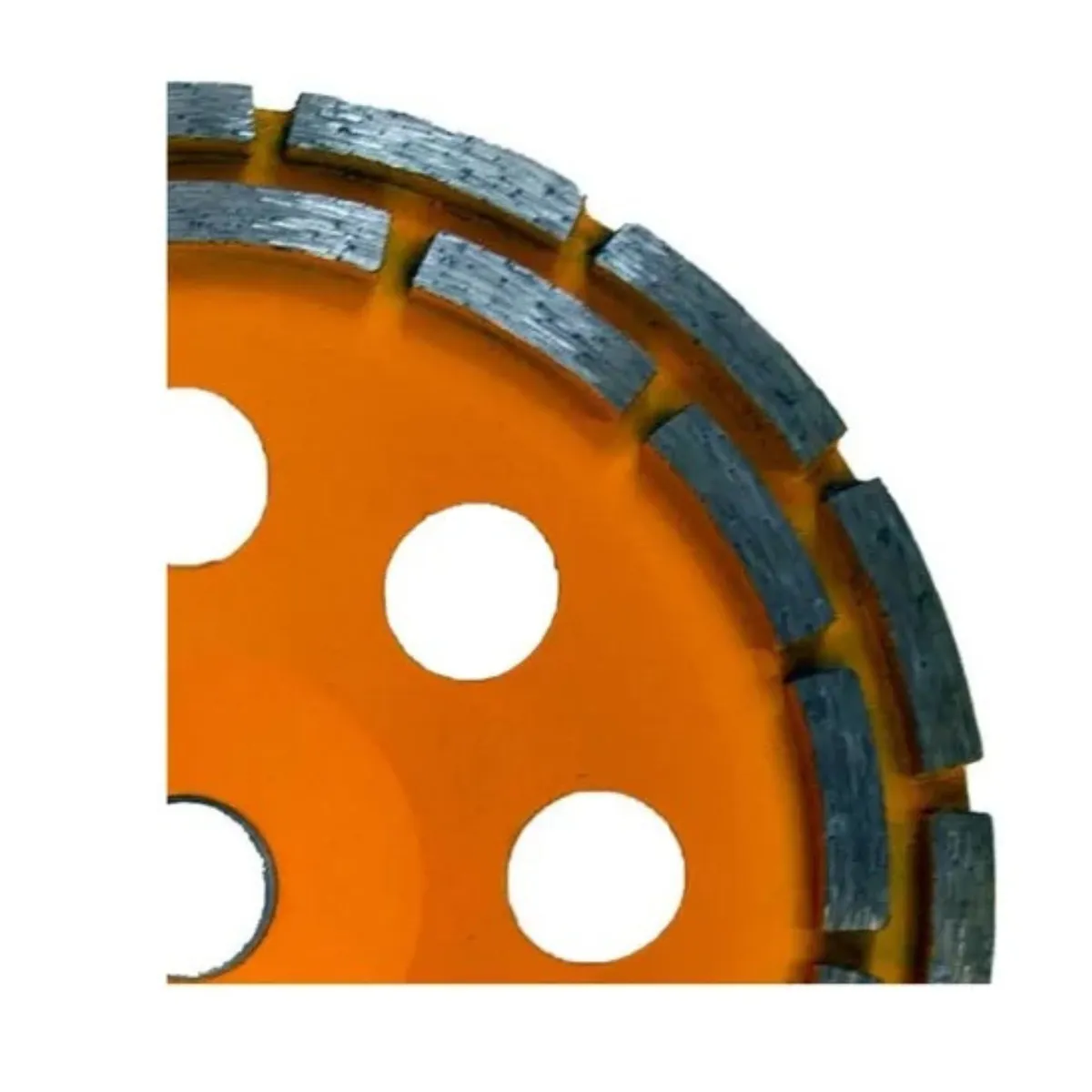 GENERICO - Copa Diamantada Doble Segmento Hormigon concreto marmol 7"  - Abrastone