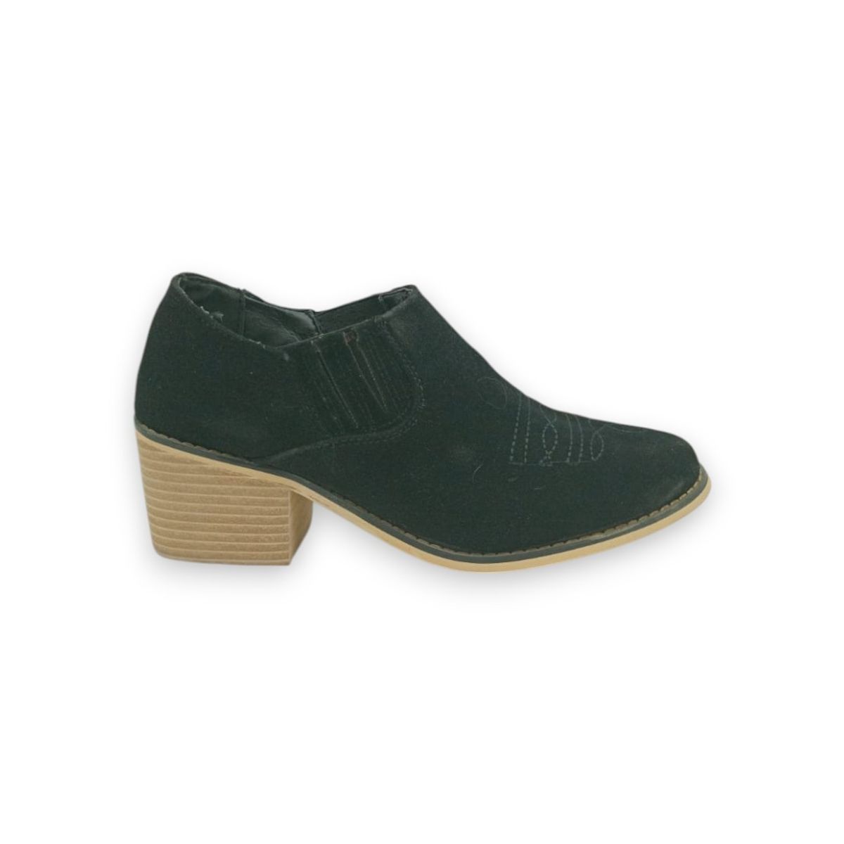 HERIEL - Zapato Negro Taco Mujer