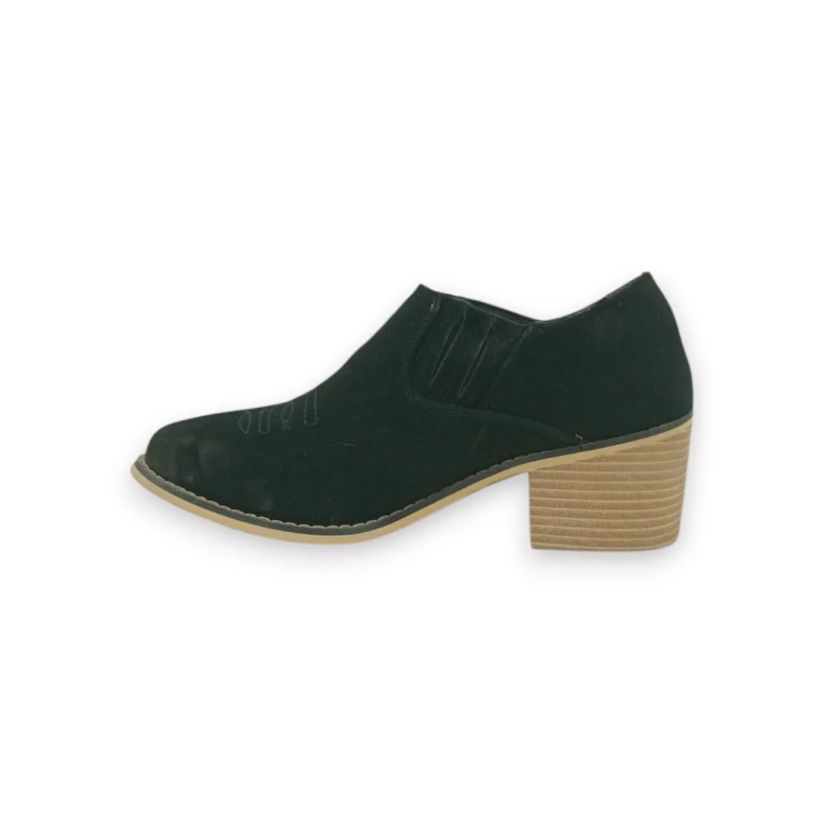 HERIEL - Zapato Negro Taco Mujer