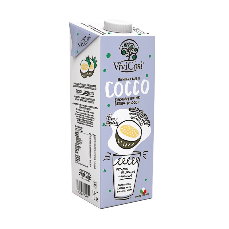 GENERICO - Bebida De Coco Vivicòsi 1l Libre De Gluten Y Lactosa