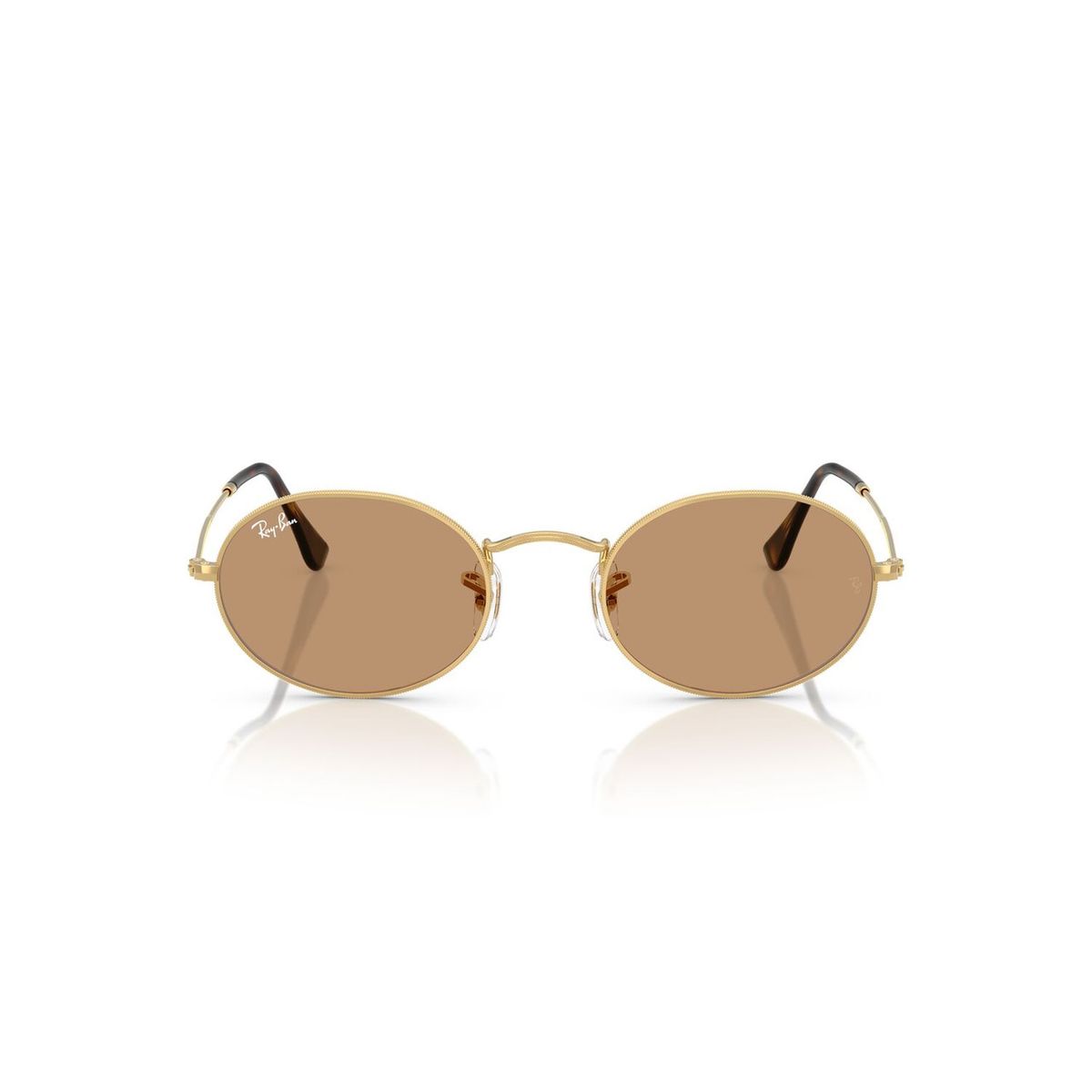 RAY BAN - Anteojos De Sol Ray-Ban RB3547 Oval Dorado Unisex