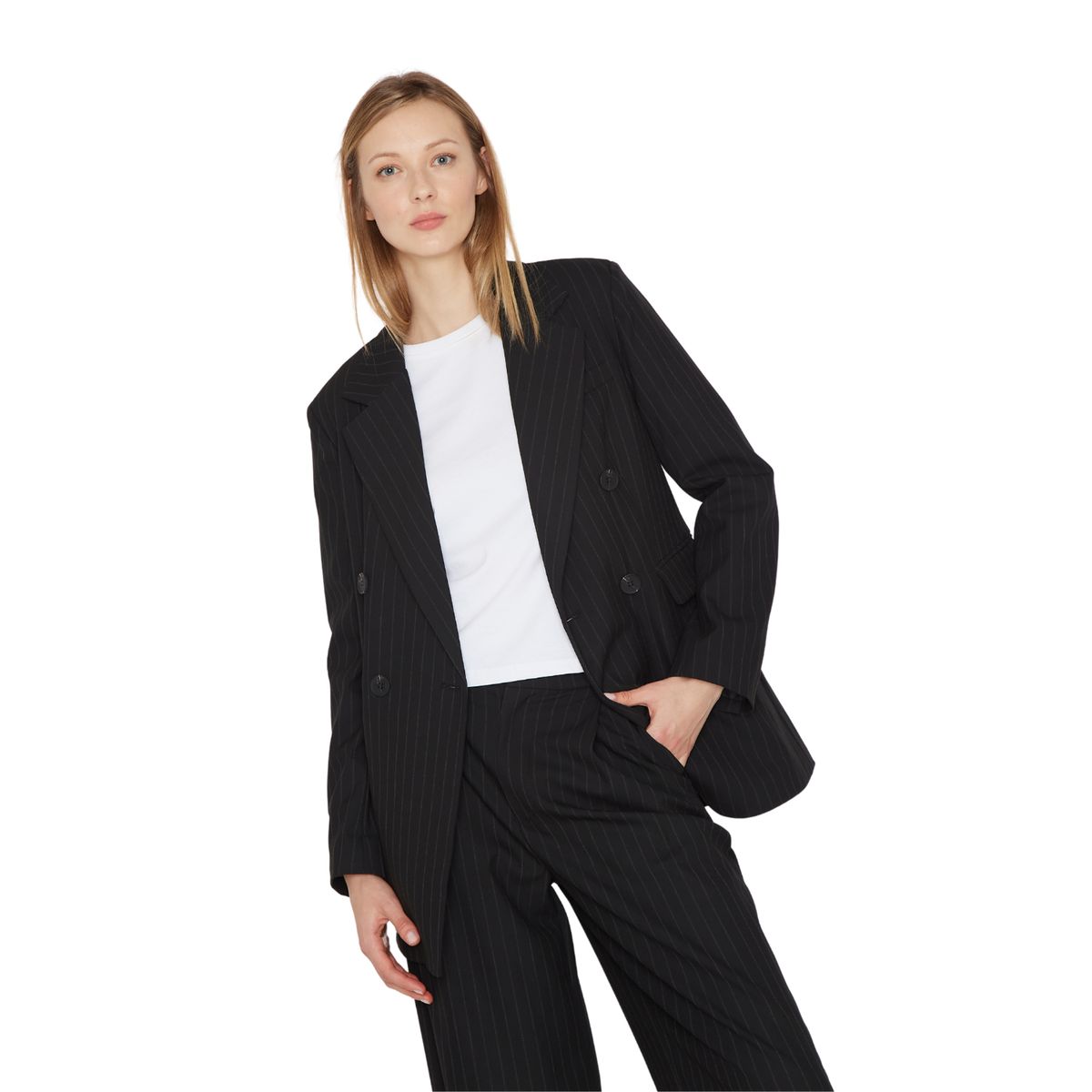 JACINTA TIENDA - Blazer Bowen lineas negra Jacinta Tienda