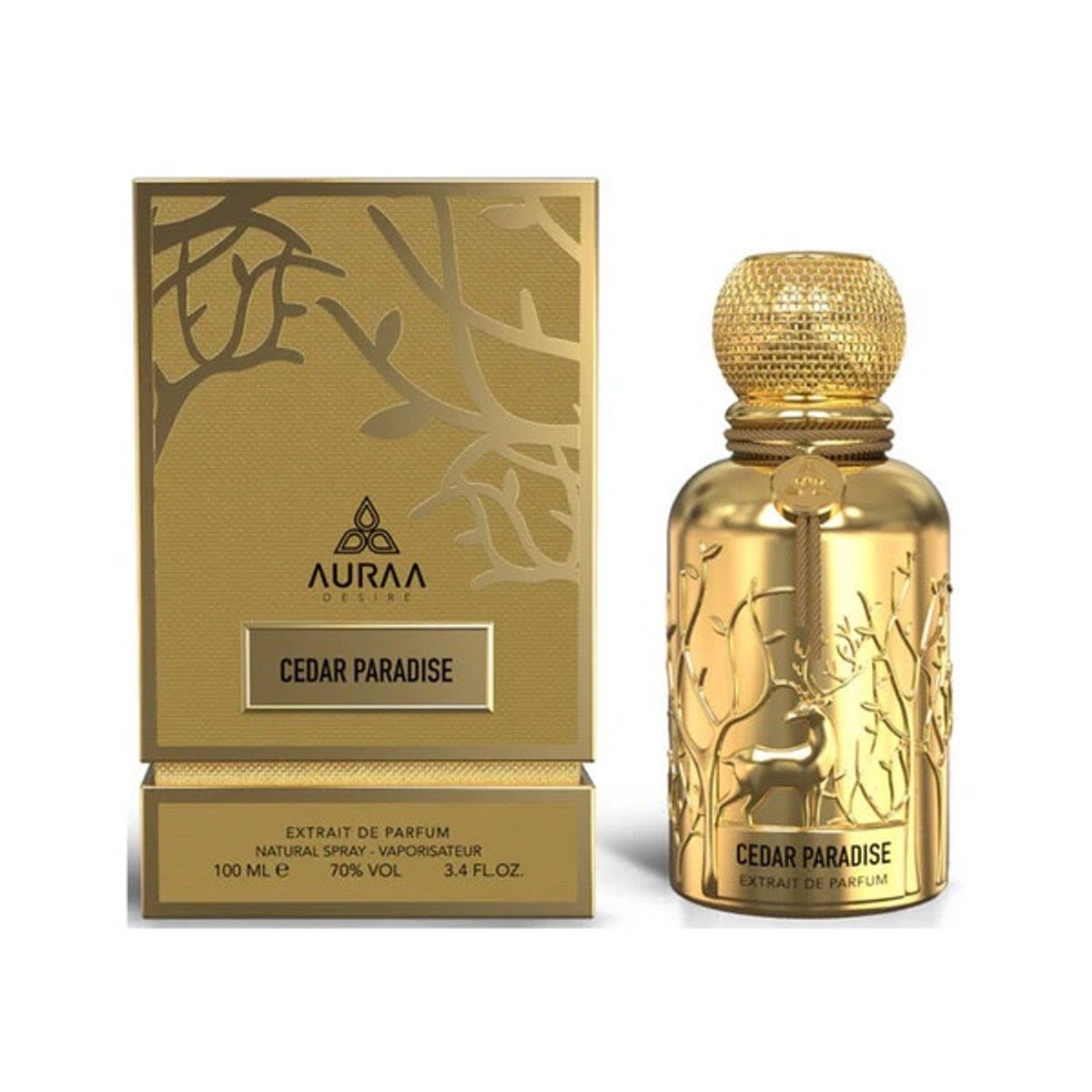 AURA - PERFUME AURAA CEDAR PARADISE EXTRAIT DE PARFUM 100ML UNISEX