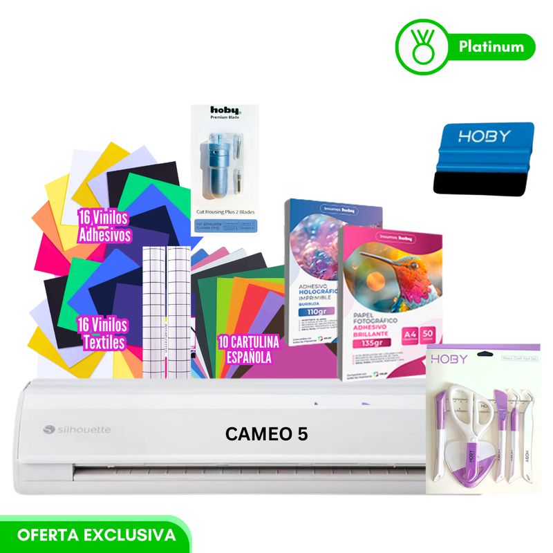 SILHOUETTE - cameo 5 blanca kit emprendedor SB81