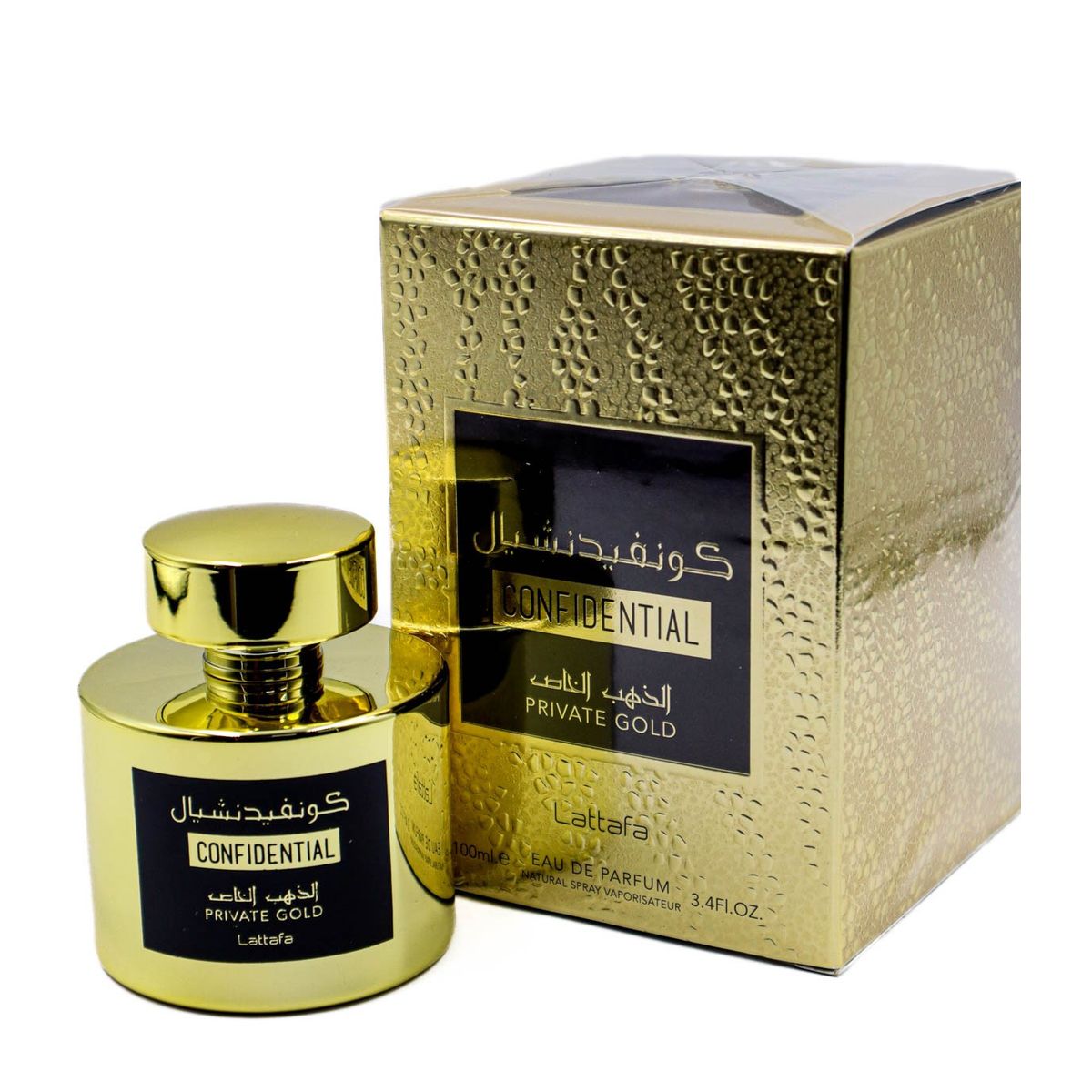 LATTAFA - PERFUME LATTAFA CONFIDENTIAL PRIVATE GOLD EDP 100ML UNISEX