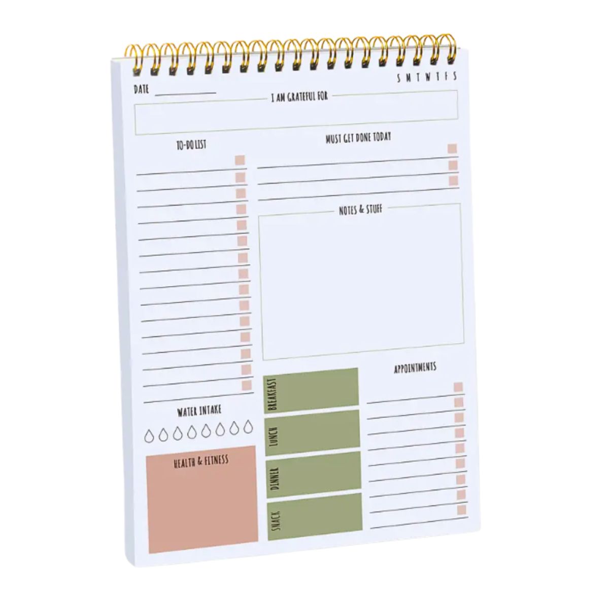 GENERICO - Libreta Lista De Tareas Y Organización To Do List