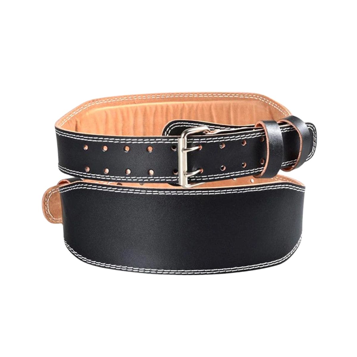 GENERICO - Cinturon De Levantamiento Pesas Ajustable Gym Cuero