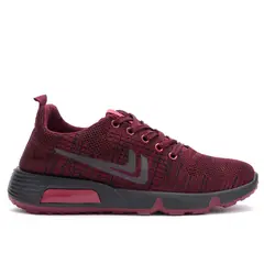 CHINITOWN - Zapatilla Deportiva Mujer Burdeo Rojo Oscuro