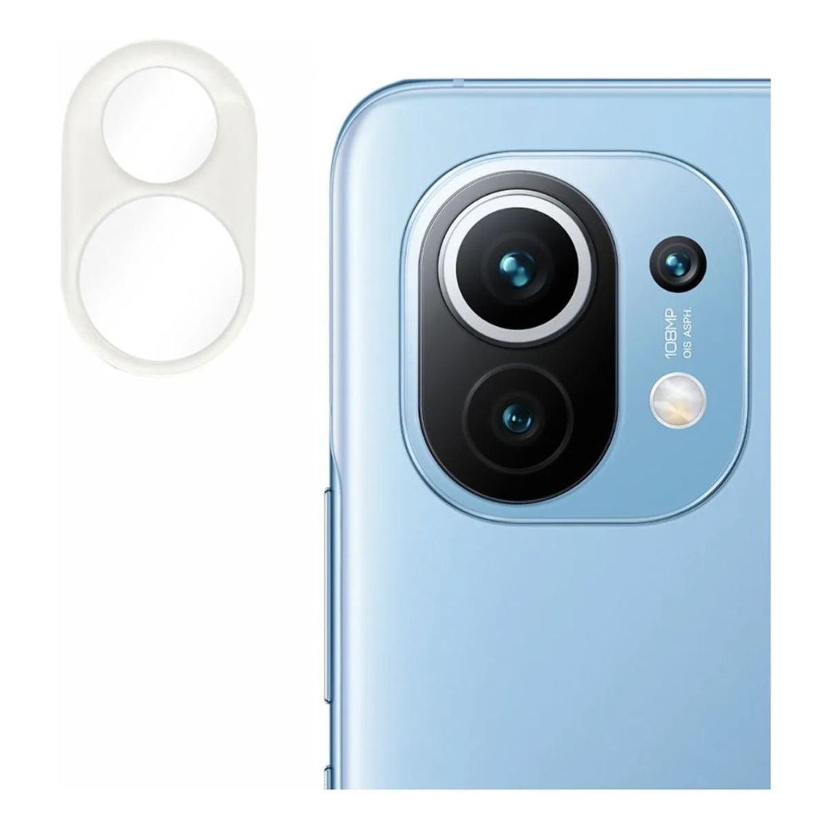 GENERICO - Vidrio Protector Camara Xiaomi Mi 11 Nuglas Templado