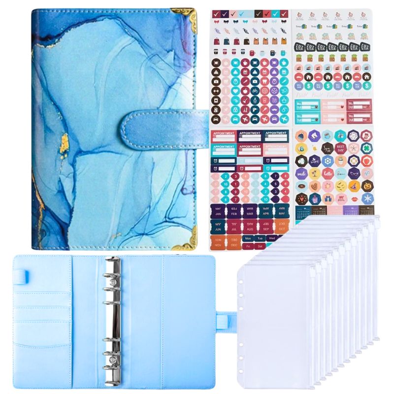 GENERICO - Budget Binder Carpeta Organizadora A6 De Dinero Para Ahorro.