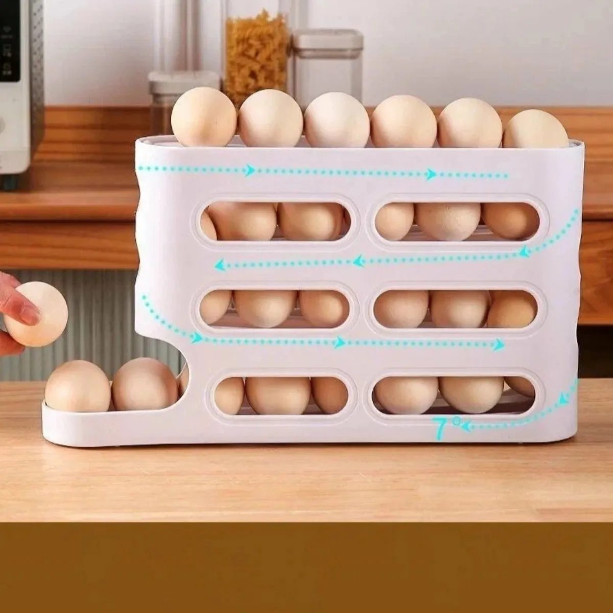 GENERICO - Organizador De Huevos Practico.