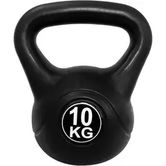 GENERICO - Pesa Rusa Kettlebell 10kg Entrenamiento Crossfit Fitness Color Negro
