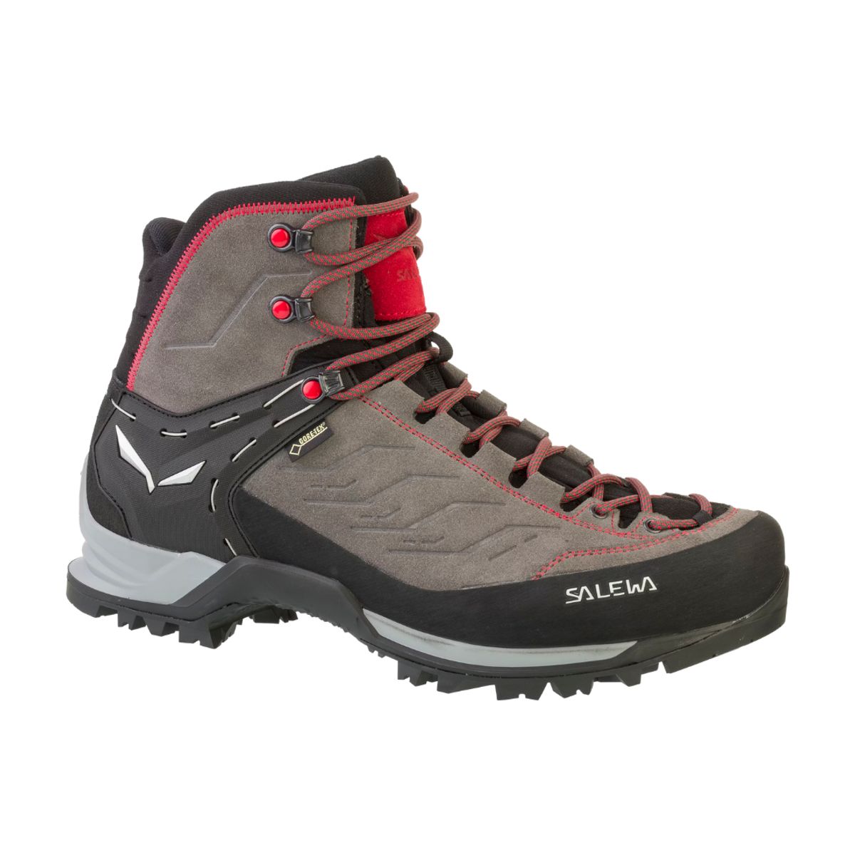 SALEWA - Zapato Hombre MTN Trainer Mid GTX Charcoal-Papavero