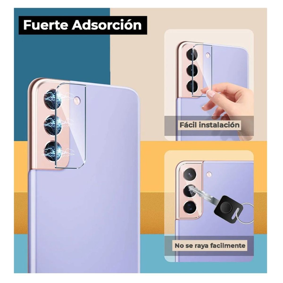 GENERICO - Vidrio Protector Camara Para Samsung S21 Fe Nuglas Templado