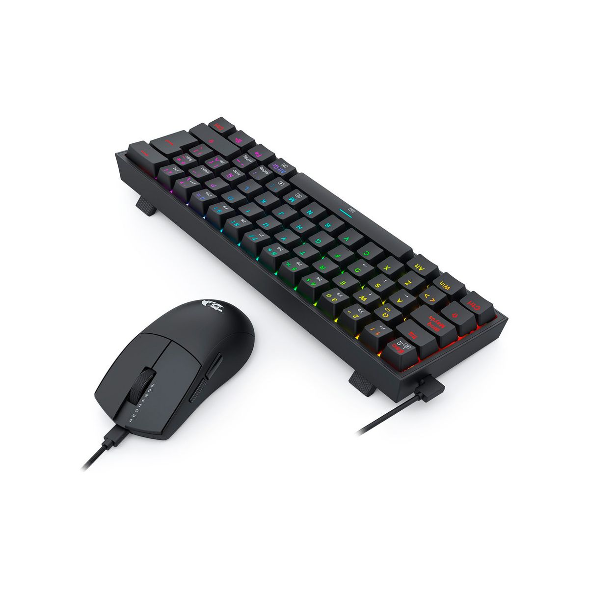 REDRAGON - Kit Gamer Redragon S143 Teclado + Mouse Negro