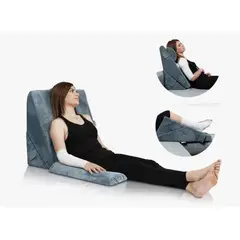 GENERICO - Almohada Cuña Cojín Espuma Viscoelástica Lumbar Cervical.