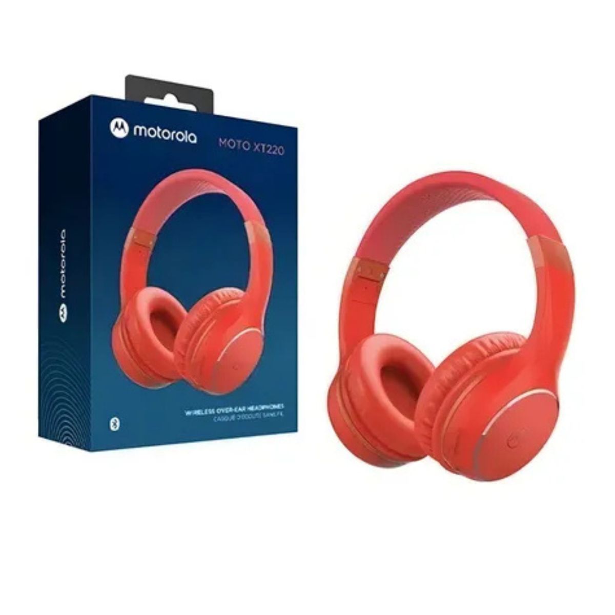 MOTOROLA - AUDIFONOS BLUETOOTH MOTOROLA MOTO XT220 ROJO
