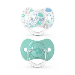 SUAVINEX - CHUPETE FISIOLOGICO SILICONA 6-18 MESES 2UN MEMORIES VERDE