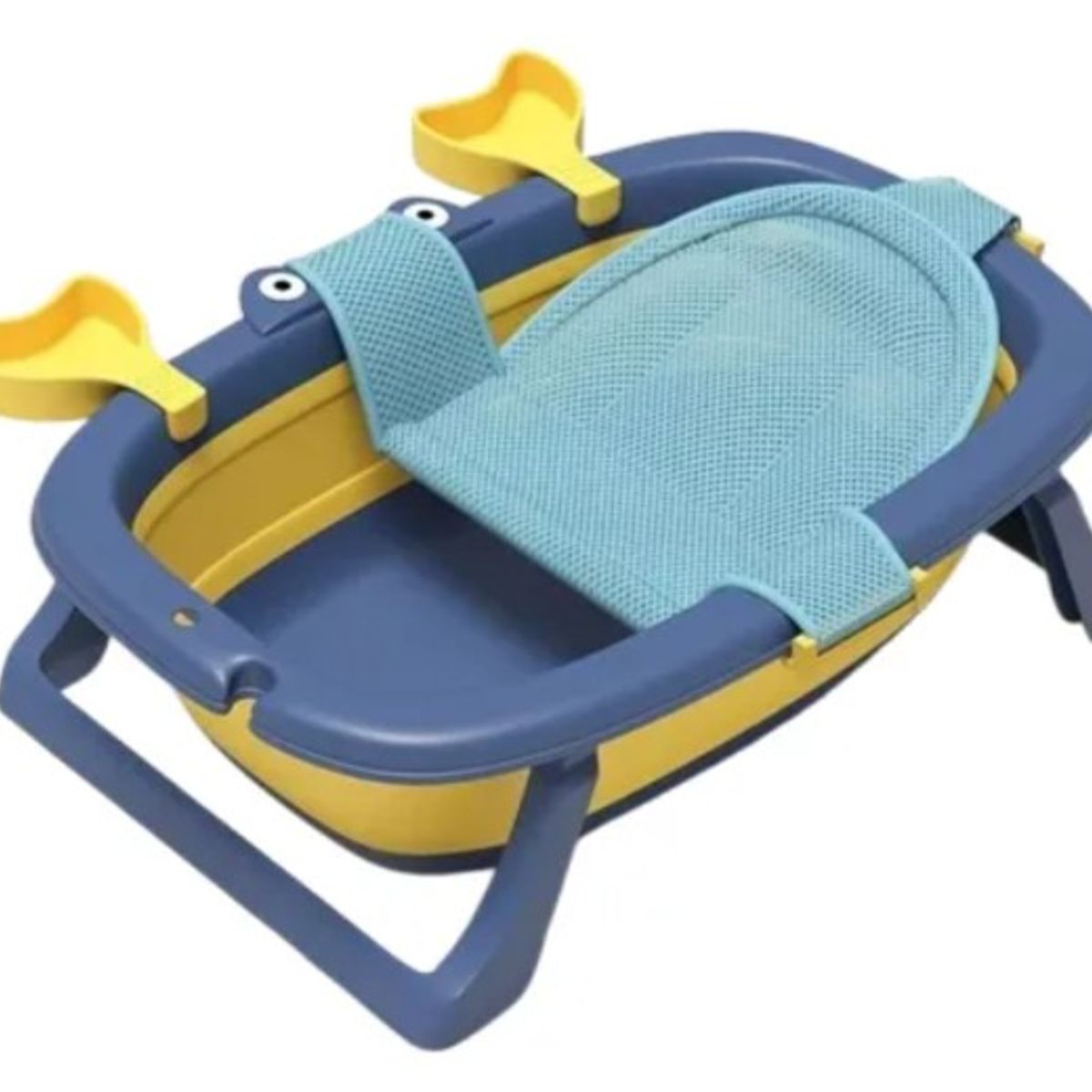 GENERICO - Tina Baño Bebe Hamaca Azul Cangrejo ALLINX.