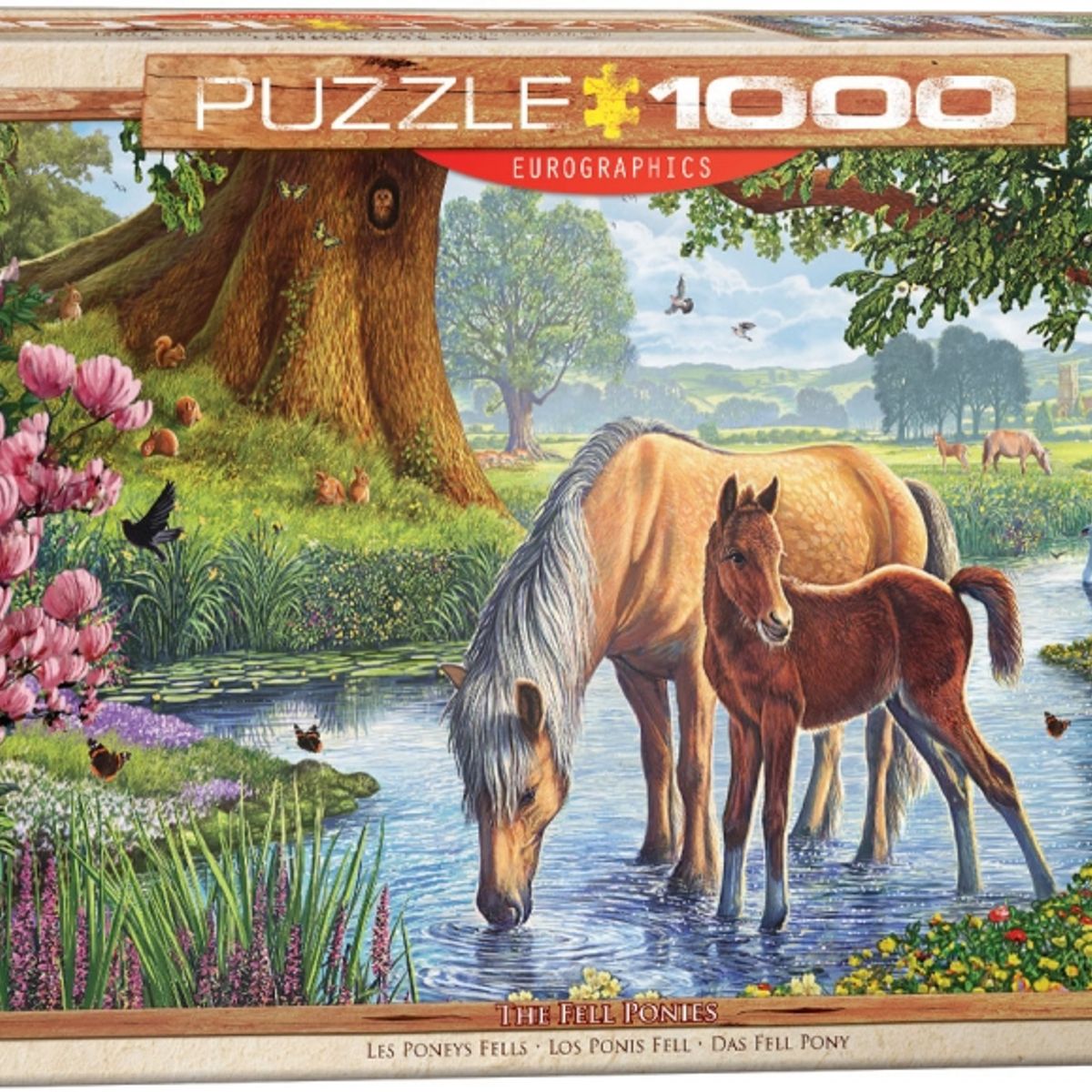 EUROGRAPHICS - EUROGRAPHICS 6000-0976 THE FELL PONIES BY STEVE CRISP PUZZLE
