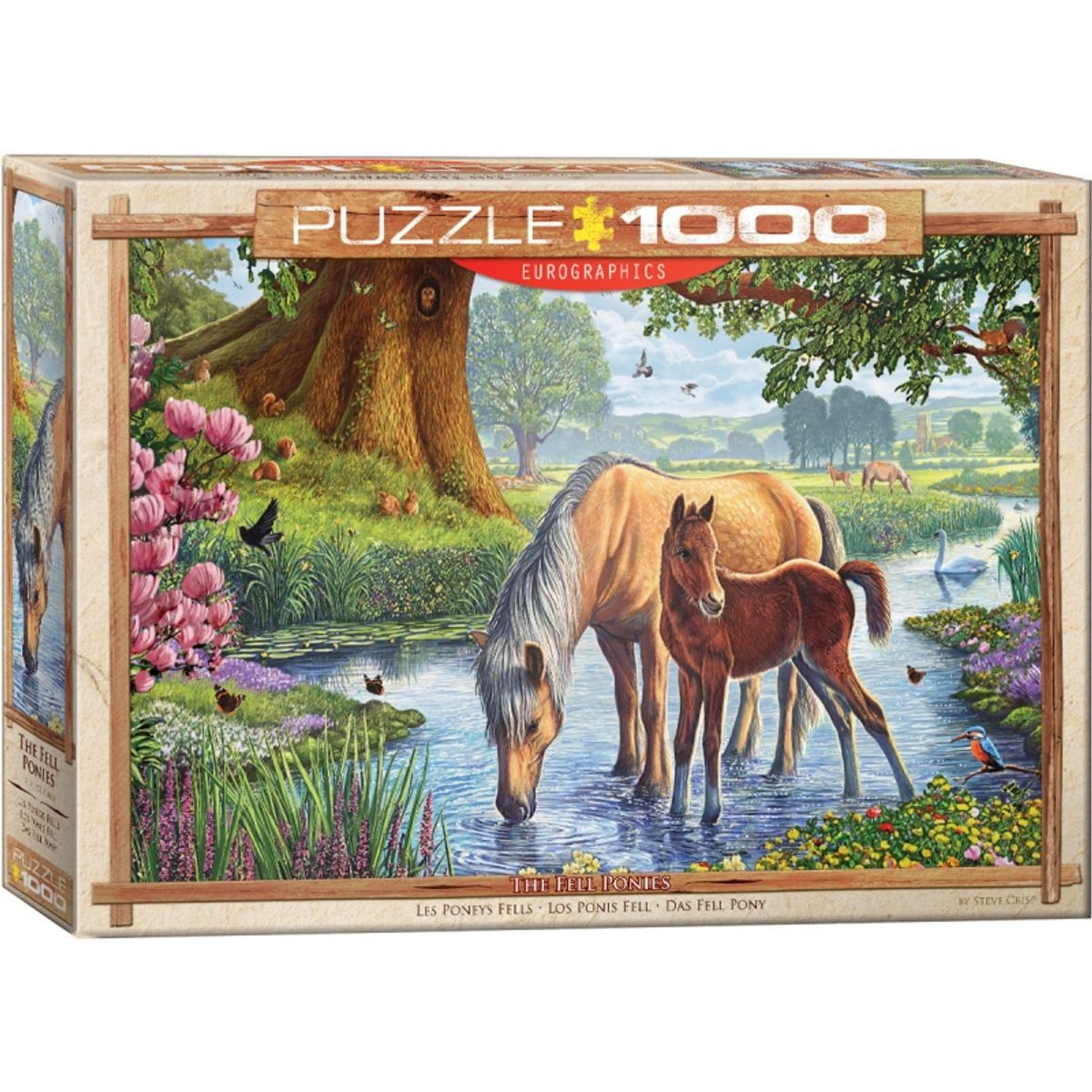 EUROGRAPHICS - EUROGRAPHICS 6000-0976 THE FELL PONIES BY STEVE CRISP PUZZLE
