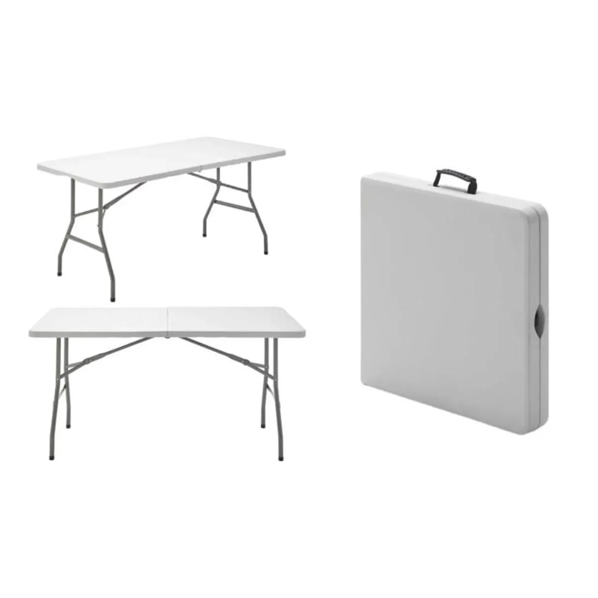 GENERICO - Mesa Plegable 180cm Tipo Maleta