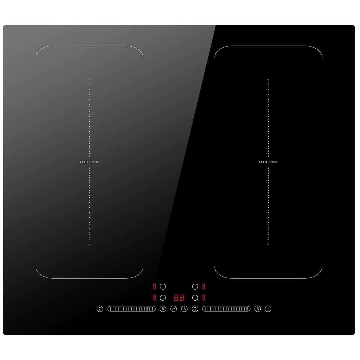 MIDEA - ENCIMERA INDUCCIÓN 4 QUEMADORES POWER BOOST BLACK MC-IF7455J1CC-A MIDEA