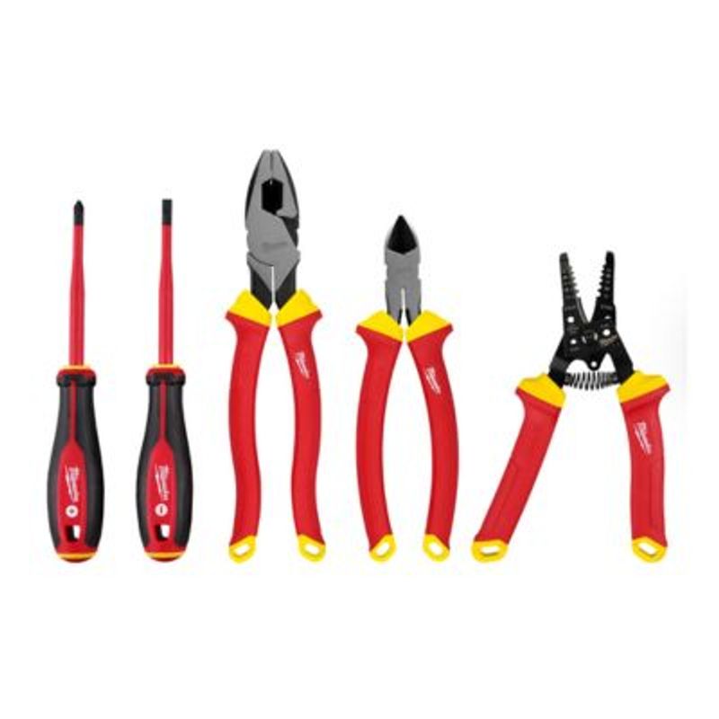 MILWAUKEE - SET 5 HERRAMIENTAS AISLADAS MILWAUKEE 48-22-2215.
