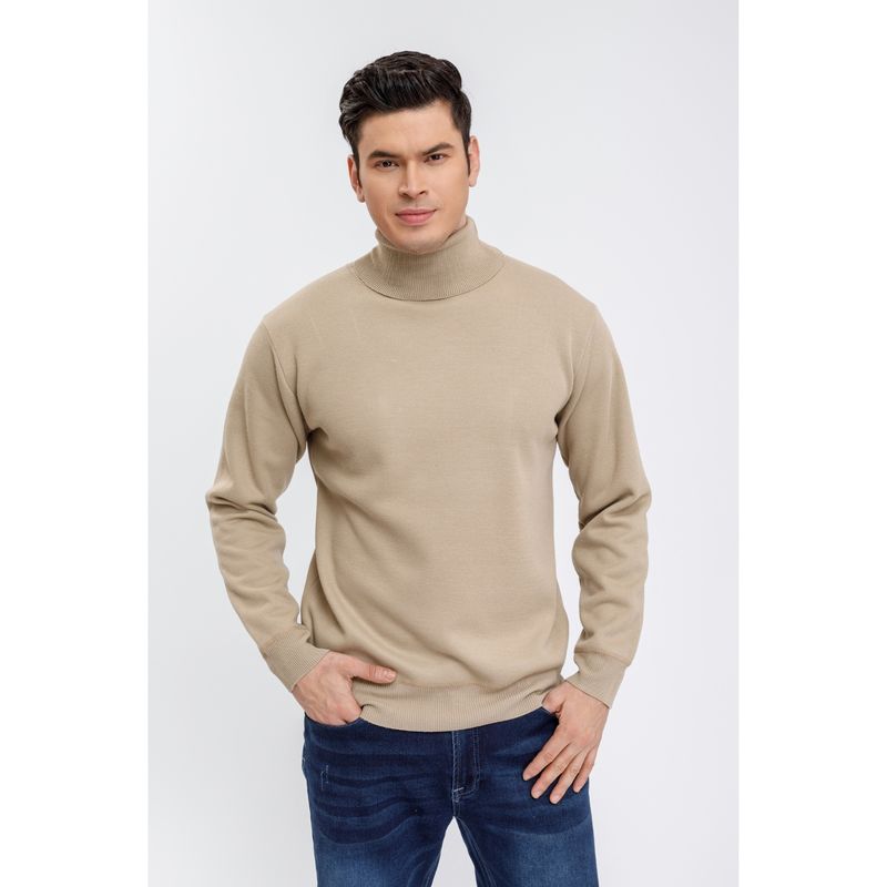 MPROPIA - Sweater Tejido Frisado Hombre Cuello Subido Excelente Calidad 7191