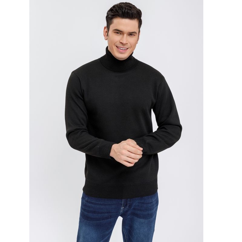MPROPIA - Sweater Tejido Frisado Hombre Cuello Subido Excelente Calidad 7191