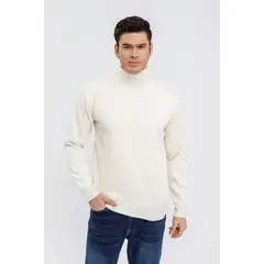 MPROPIA - Sweater Tejido Frisado Hombre Cuello Subido Excelente Calidad 7191